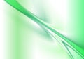 Abstract background green fantasy lines on white Royalty Free Stock Photo