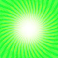 Abstract background in green halftones and the shape of swirling sunbeams. Template for text. Vector Royalty Free Stock Photo