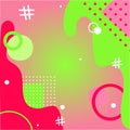 abstract background in green and pink color macro and micro pattern Royalty Free Stock Photo