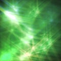 Abstract background with green stars