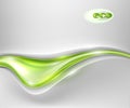 Abstract background with green water drop Royalty Free Stock Photo