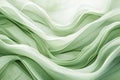 Abstract background of green wavy silk or satin luxury cloth Royalty Free Stock Photo