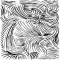 Abstract background. Hand drawn illustration. Doodles, st