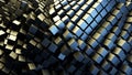 Abstract background of a heap of cubes