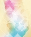 Abstract background with hearts. Valentine`s day. Love and affection, feelings