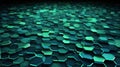 abstract background with a hexagonal grid pattern, symbolizing data storage and transfer Royalty Free Stock Photo