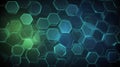 abstract background with a hexagonal grid pattern, symbolizing data storage and transfer Royalty Free Stock Photo
