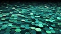 abstract background with a hexagonal grid pattern, symbolizing data storage and transfer Royalty Free Stock Photo