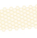 abstract background with hexagons grid honeycomb bees textured gold yellow color