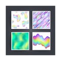 Abstract background holographic vector