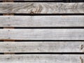 An abstract background of a horizontal unpainted weathered timber planks