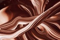 Abstract background, hot, melted chocolate and milk Royalty Free Stock Photo