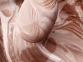 Abstract background, hot, melted chocolate and milk Royalty Free Stock Photo