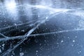 The abstract background of ice structure on the river Royalty Free Stock Photo