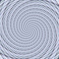 Abstract background illusion hypnotic illustration, attractive rotation