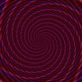 Abstract background illusion hypnotic illustration, delusion rotation