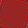 Abstract background illusion hypnotic illustration, delusion attractive