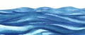 Abstract background illustration. A lot of blue turquoise waves. Wavy watercolor sea. Abstract background illustration Royalty Free Stock Photo