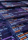 Programming Code Background - Software Development, Coding, Technology, Abstract Royalty Free Stock Photo