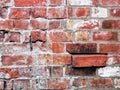 An abstract background image of roughly built brick wall