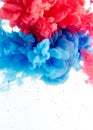 Abstract background from ink color mix in water Royalty Free Stock Photo