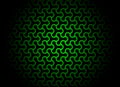 Abstract background, interesting green pattern on black