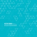 Vector pattern of triangles. Royalty Free Stock Photo