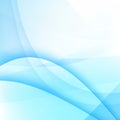 Abstract background light blue curve and wave element vector ill Royalty Free Stock Photo