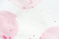 Abstract background with light pink watercolor