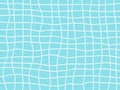 Abstract background of light white and blue wavy lines with curved grid. Royalty Free Stock Photo