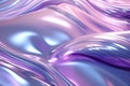 Abstract background of liquid purple waves surface, ai generated