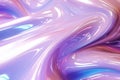 Abstract background of liquid purple waves surface, ai generated