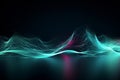 abstract background liquidwave gradientsharp 3D by generative ai Royalty Free Stock Photo