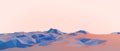 Abstract background Lowpoly landscape Mountain and Red - Orange Concept with copy space.Retro style digital banner