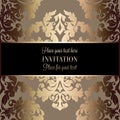 Abstract background , luxury beige vintage frame