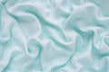 Abstract background luxury blue fabric with wavy folds silk texture Royalty Free Stock Photo