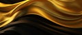 Abstract background luxury gold cloth or liquid wave or wavy folds. Royalty Free Stock Photo