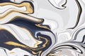 Abstract background.Luxury liquid black and white yellow marble textures.Used for backgrounds or wallpapers.Vector illustration