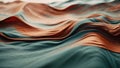 Abstract background luxury orange and blue cloth or liquid wave or wavy folds. Royalty Free Stock Photo