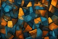 Abstract background made of colorful glass mosaic tiles Royalty Free Stock Photo