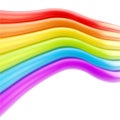Abstract background made of rainbow colored stripes Royalty Free Stock Photo