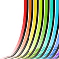 Abstract background made of rainbow stripes Royalty Free Stock Photo