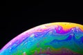 Abstract background made from soap bubble reflecting light Royalty Free Stock Photo