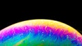 Abstract background made from soap bubble reflecting light Royalty Free Stock Photo