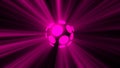 Abstract background with magic disco sphere Royalty Free Stock Photo