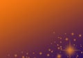 Abstract background with orange stars