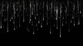 Abstract Background with Melting Icicles and Falling Snow AI Generated Royalty Free Stock Photo