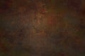 Abstract background with metal dark rusty bronze metallic backdrop. Panel texture with corroded oxidized rust