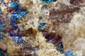 Abstract background from a metal mineral. Royalty Free Stock Photo