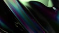 Abstract background of metal plate luxury curved rainbow reflection Elegant Modern 3D Rendering image